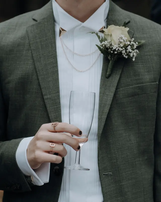 Hand Detailbild hochzeit